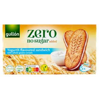   Gullón Zero krémmel töltött keksz édesítőszerrel 5 x 44 g (220 g)