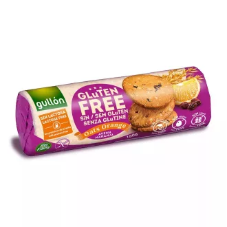 Gullón gluténmentes keksz zabbal és naranccsal 180 g