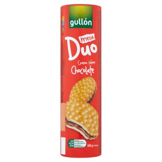   Gullón MegaDuo szendvicskeksz csokoládé ízű krémmel töltve 500 g