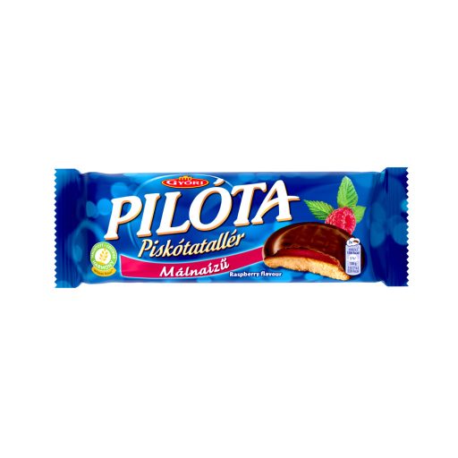 Győri Pilóta málnaízű piskótatallér 147 g