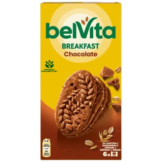   Belvita Kakaós, Gabonás Keksz Csokoládédarabokkal 6 X 50 G (300 G)