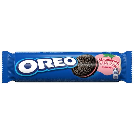 Oreo epres sajttorta ízű töltelékkel töltött kakaós keksz 154 g