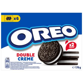   Oreo Double Creme Vanília ízű Töltelékkel Töltött Kakaós Keksz 170 G