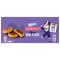Milka Choco Mini Stars tejes krémmel töltött keksz tejcsokoládéval 185 g