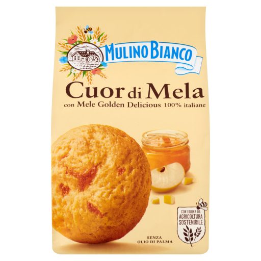 Mulino Bianco Cuor di Mela almadzsemmel töltött omlós keksz 250 g