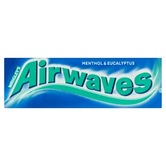   Airwaves Menthol & Eucalyptus mentol- és eukaliptuszízű cukormentes rágógumi édesítőszerrel 14 g