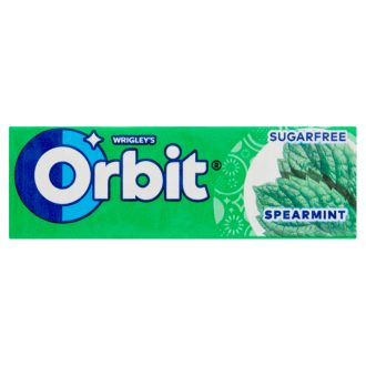   Orbit Spearmint mentaízű cukormentes rágógumi édesítőszerrel 14 g