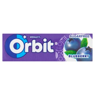   Orbit Blueberry feketeáfonya-ízű cukormentes rágógumi édesítőszerrel 14 g
