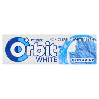   Orbit White Freshmint mentaízű cukormentes rágógumi édesítőszerrel 14 g