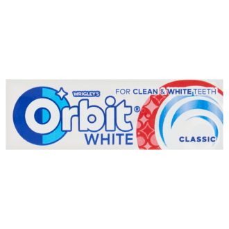   Orbit White Classic mentaízű cukormentes rágógumi édesítőszerrel 14 g