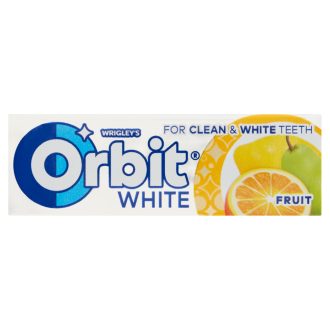   Orbit White gyümölcsízű cukormentes rágógumi édesítőszerrel 14 g