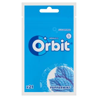   Orbit Peppermint mentaízű cukormentes rágógumi édesítőszerrel 29 g