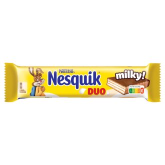   Nesquik tejcsokoládéval mártott tejes krémmel töltött ostya 26 g