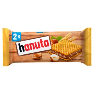   Hanuta ropogós ostya mogyorós-kakaós töltelékkel 2 x 22 g (44 g)