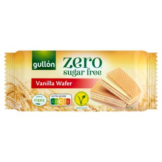   Gullón Zero vanília ízesítésű krémmel töltött ostya édesítőszerrel, cukormentes 60 g