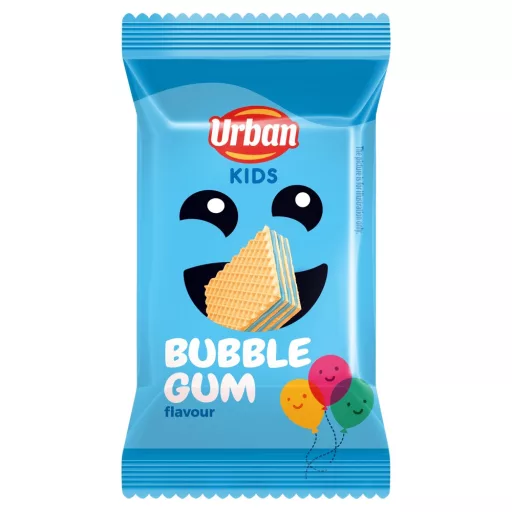Urban Kids rágógumiízű krémmel töltött ostya 20 g