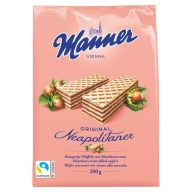   Manner mogyorókrémmel töltött ropogós ostyaszeletek 200 g