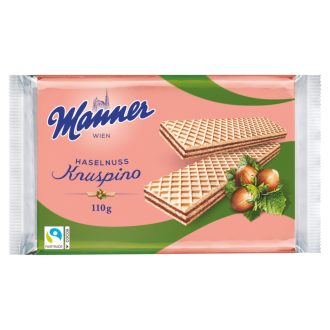   Manner Knuspino mogyorókrémmel töltött ropogós ostyaszeletek 110 g