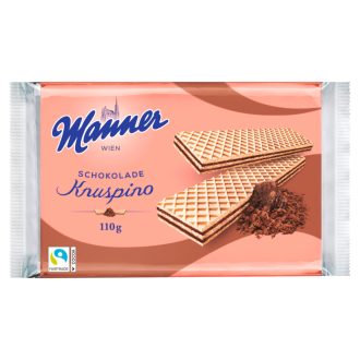   Manner Knuspino csokoládékrémmel töltött ostyaszeletek 110 g