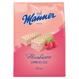 Manner nyári ostya 185g málnás