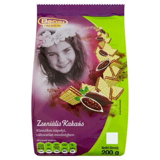 Benei Premium Zseniális Kakaós kakaós krémmel töltött ostya 200 g