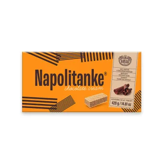 Napolitanke töltött ostya 420g csokoládékrémes