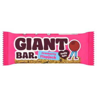 Giant Bar vörös áfonyás óriás zabszelet 90 g