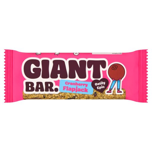 Giant Bar vörös áfonyás óriás zabszelet 90 g