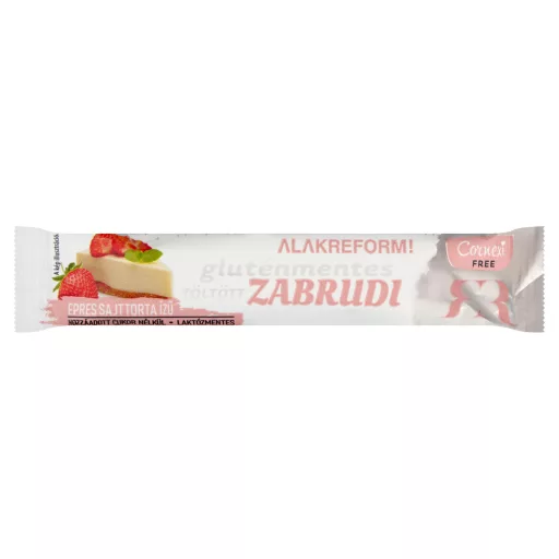 Cornexi epres sajttorta ízű töltött zabrudi édesítőszerrel, hozzáadott cukor nélkül 30 g