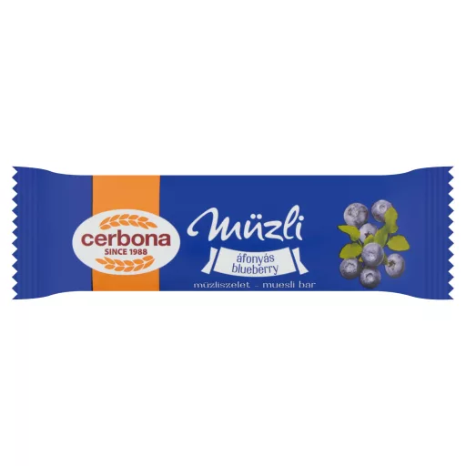 Cerbona áfonyás müzliszelet 20 g