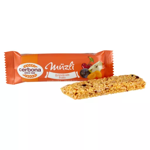 Cerbona gyümölcsös müzliszelet 20 g