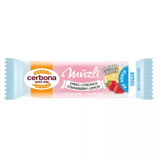 Cerbona epres-citromos müzliszelet édesítőszerrel 20 g