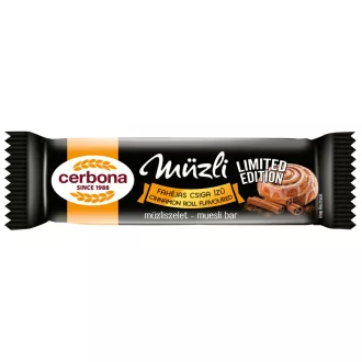 Cerbona müzliszelet 20g fahéjas csiga