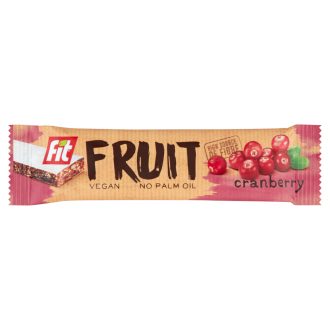 Fit Fruit gyümölcsös müzliszelet vörösáfonyával 23 g
