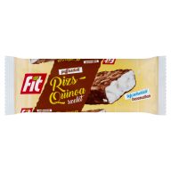 Fit müzliszelet 18g rizs-quinoa tejcsokoládé bevonatban