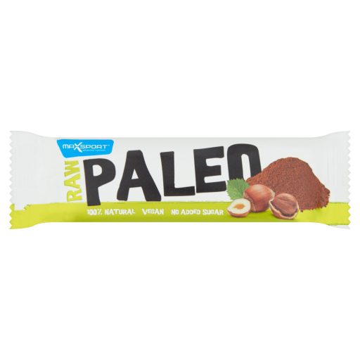 MaxSport Raw Paleo gluténmentes rudacska európai mogyoróval és kakaóval 50 g
