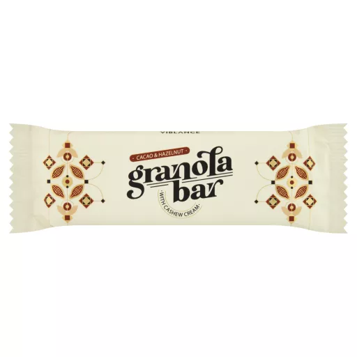 Viblance granola szelet 55g kakaó és törökmogyorókrém gluténmentes