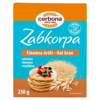 Cerbona finomra őrölt zabkorpa 250 g