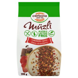 Cerbona müzli 200g csoki eper gluténmentes
