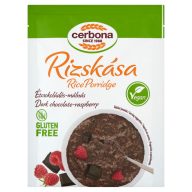   Cerbona Vegan gluténmentes, étcsokoládés-málnás rizskása 45 g