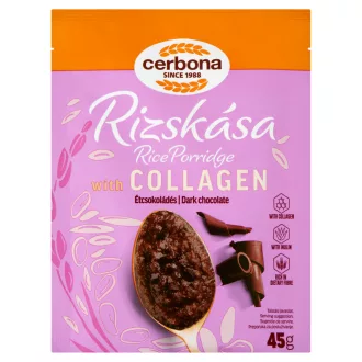   Cerbona étcsokoládés rizskása kollagénnel és inulinnal 45 g