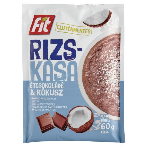 Fit rizskása 60g Kókusz - csokoládé gluténmentes