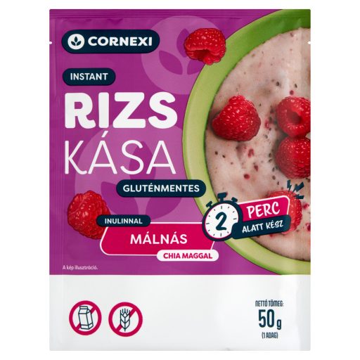 Cornexi rizskása 50g málnás chia maggal gluténmentes