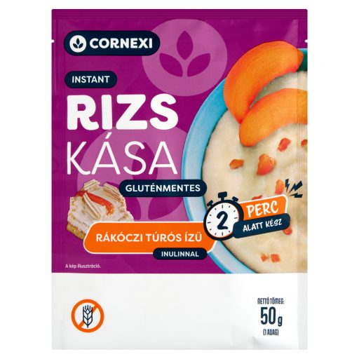 Cornexi rizskása 50g Rákóczi túrós ízű, gluténmentes