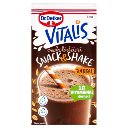 Dr. Oetker Vitalis Snack&Shake italpor 29g csokoládé