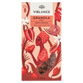 Viblance epres brownie granola eperrel és kakaóval 300 g