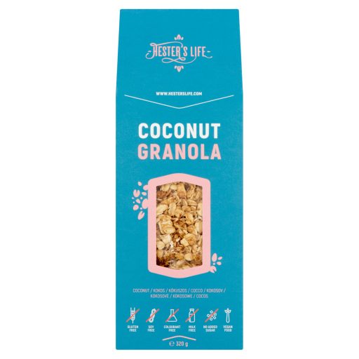 Hester's Life kókuszos granola 320 g