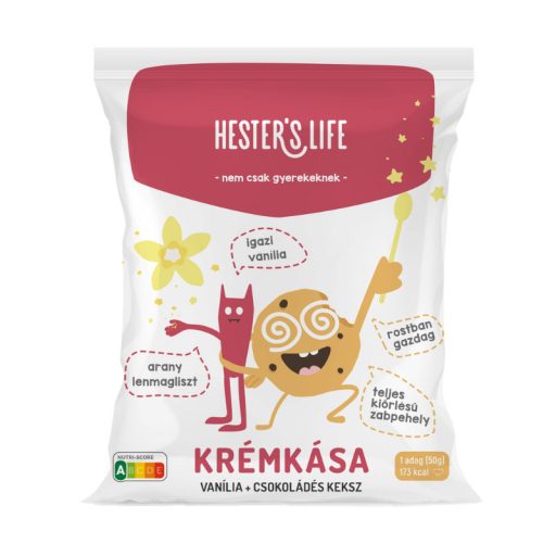 Hester's life zab krémkása 50g vaníliás-kekszes