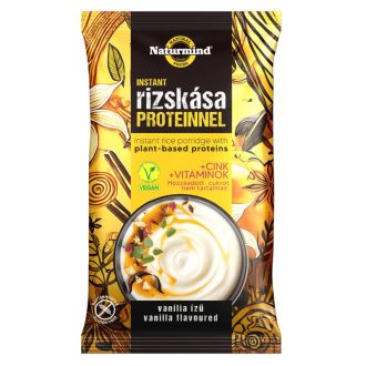 Naturmind instant rizskása 44g vaníliás gluténmentes