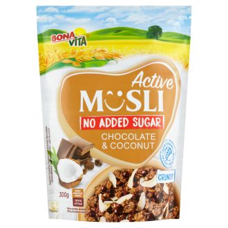   Bonavita Active ropogós müzli csokoládéval és kókuszreszelékkel 300 g